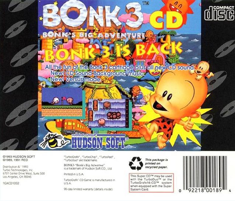 Bonk 3 : Bonk's Big Adventure - Dos