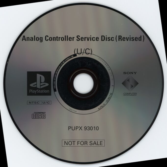 Analog Controller Service Disc