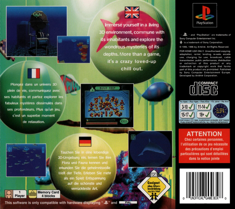 Aquanaut's Holiday dos