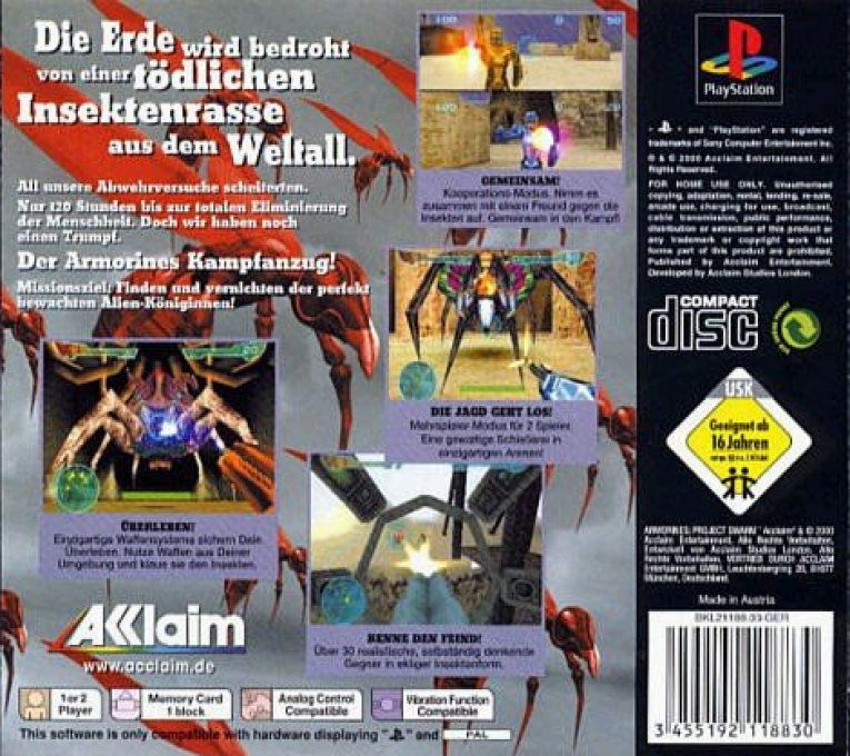 Armorines : Project S.W.A.R.M. dos