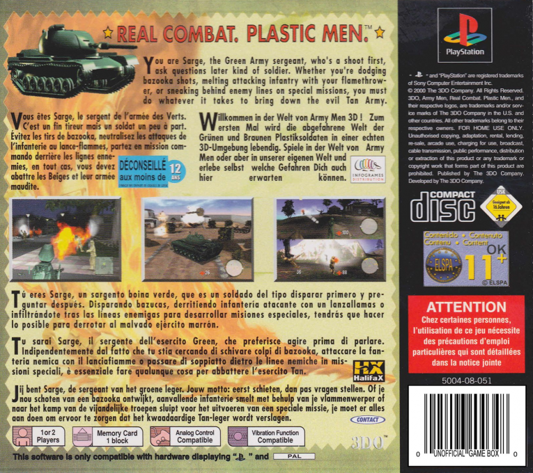 Army Men 3D dos