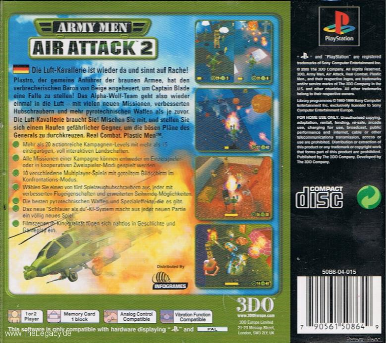 Army Men : Air Attack dos