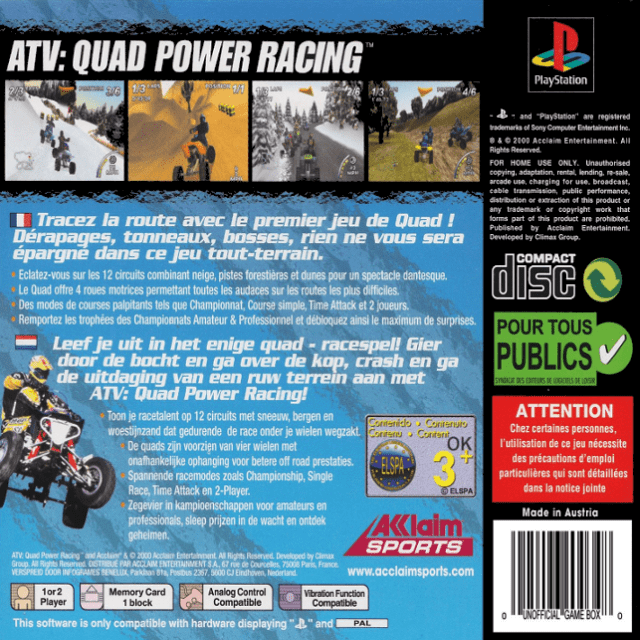 ATV : Quad Power Racing dos