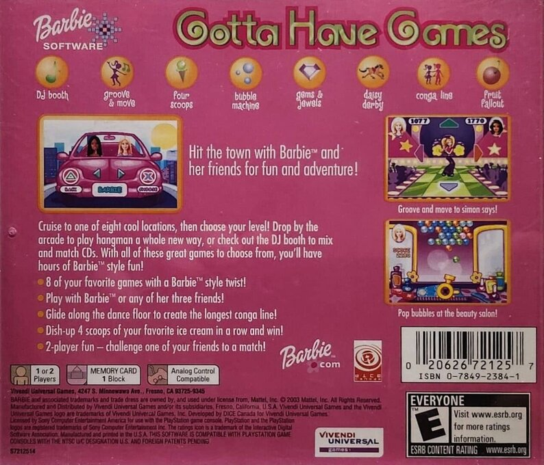 Barbie : Gotta Have Games dos