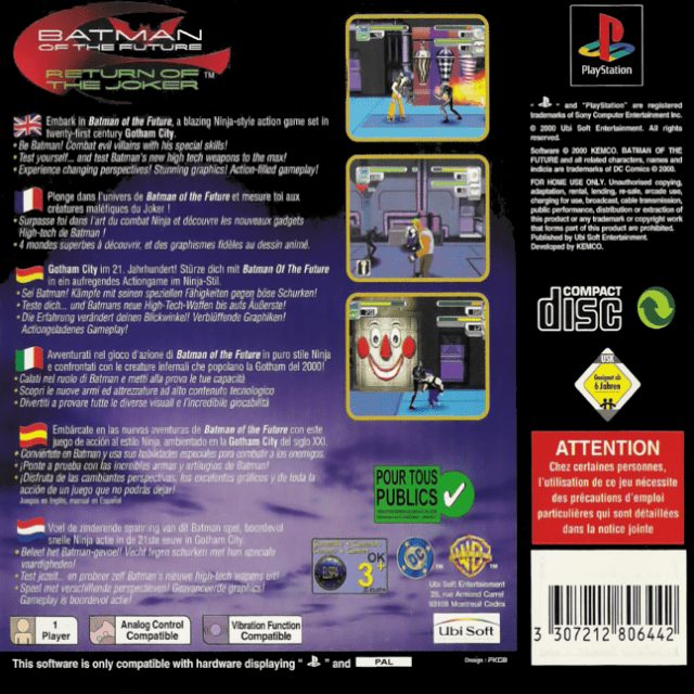 Batman Beyond : Return of the Joker dos