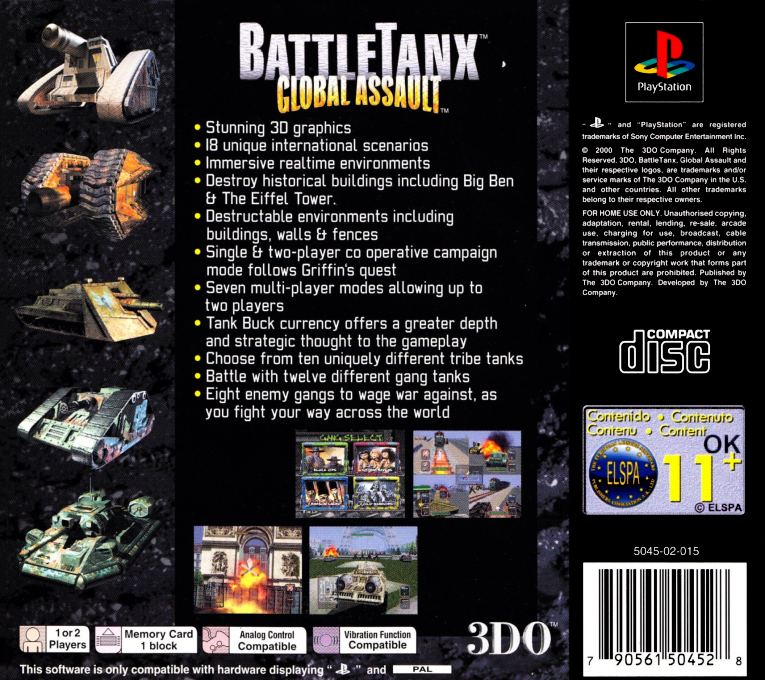 BattleTanx : Global Assault dos