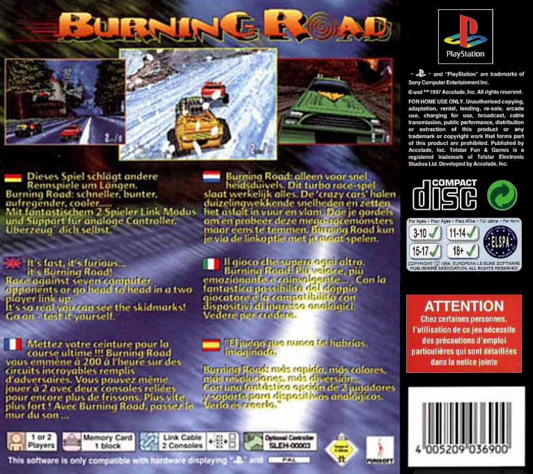 Burning Road dos
