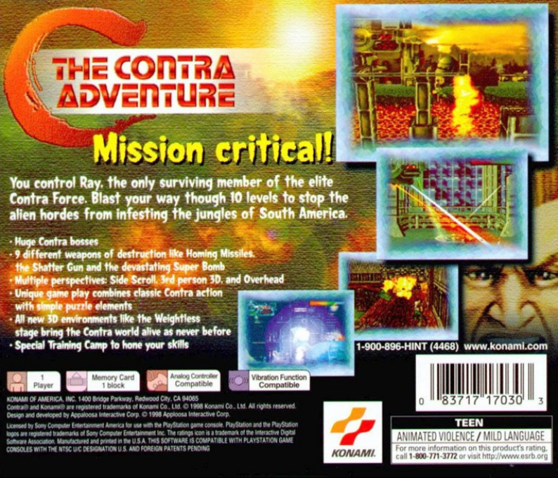 C : The Contra Adventure dos