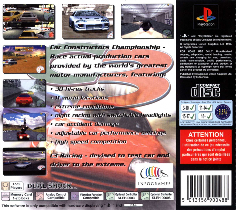 C3 Racing : Car Constructors Championship - Dos