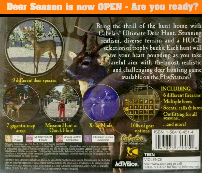 Cabela's Ultimate Deer Hunt : Open Season dos