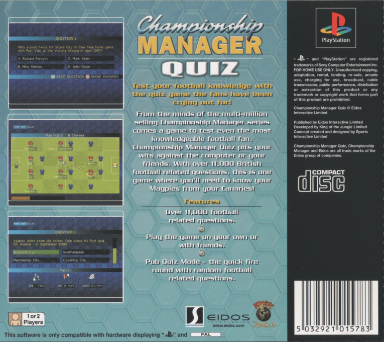 Championship Manager Quiz - Dos