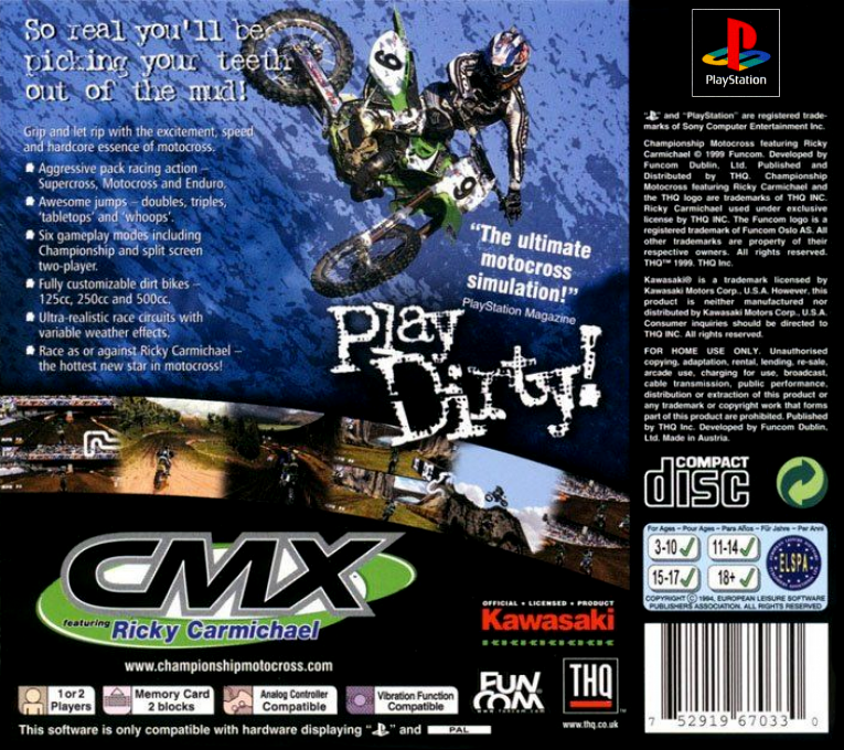 Championship Motocross 2001 featuring Ricky Carmichael dos