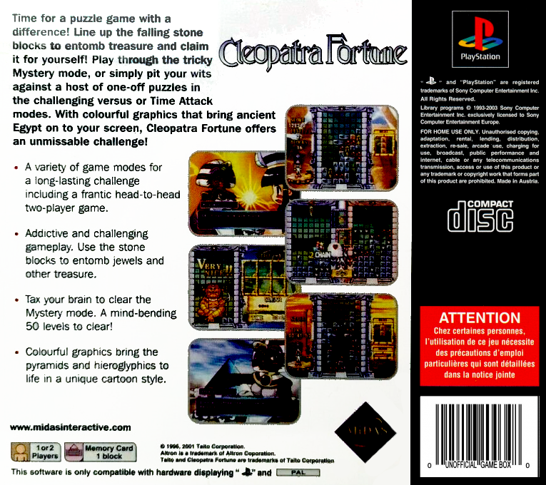 Cleopatra's Fortune dos