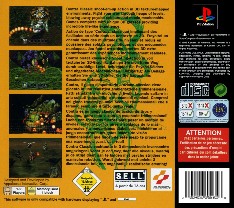 Contra : Legacy of War dos