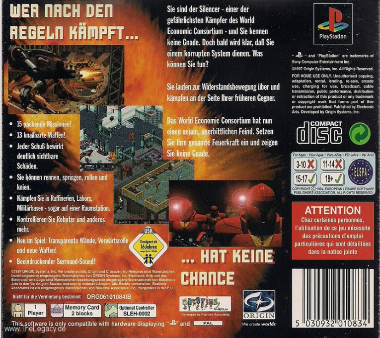 Crusader : No Remorse dos