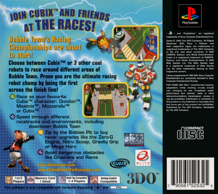 Cubix Robots for Everyone : Race 'n Robots dos