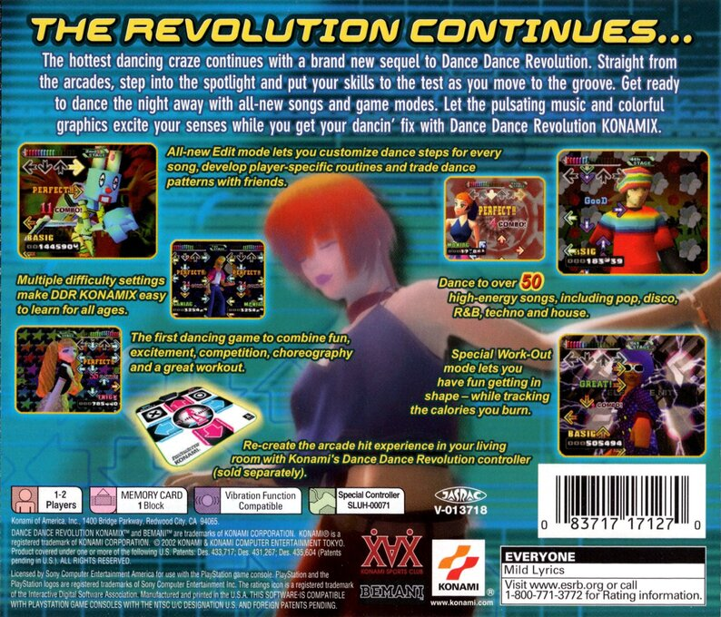 Dance Dance Revolution Konamix dos
