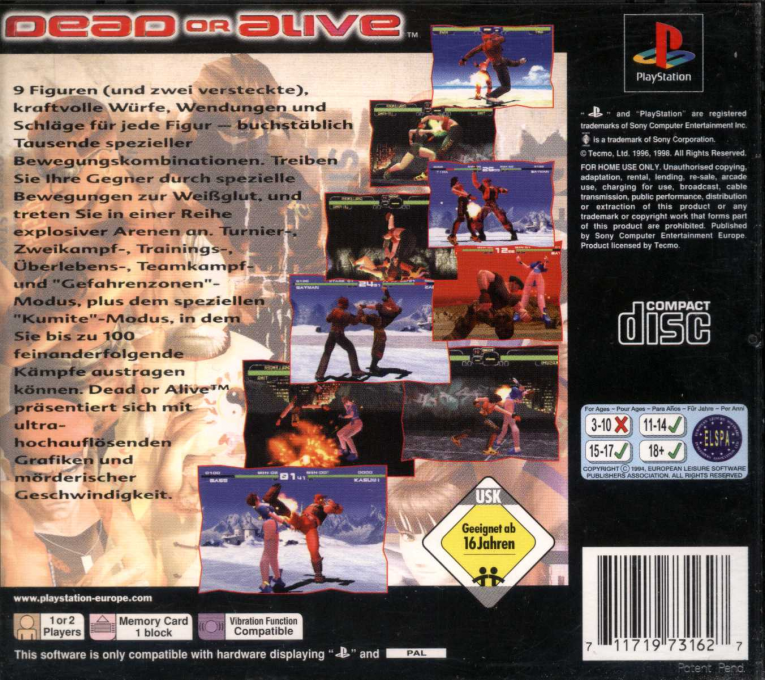 Dead or Alive dos