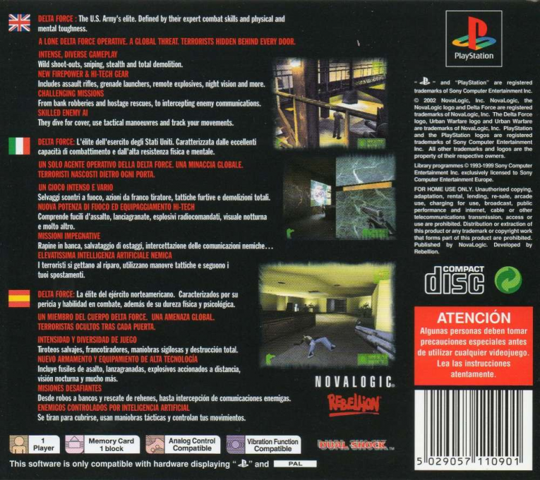 Delta Force : Urban Warfare dos