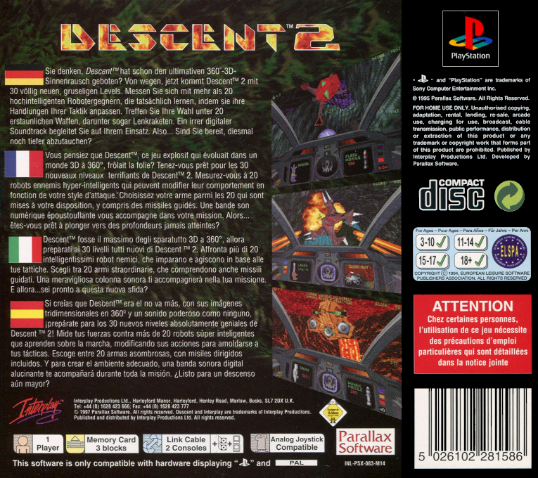 Descent Maximum dos
