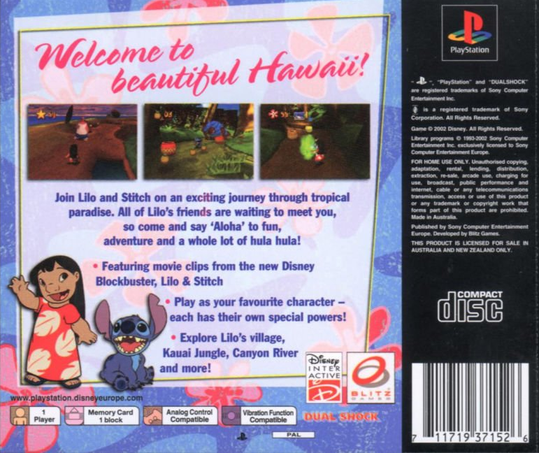 Disney Lilo & Stitch : Ouragan sur Hawai dos