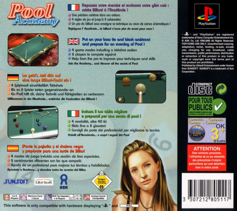 Doukyuu Re-mix - Billiards Multiple - Dos