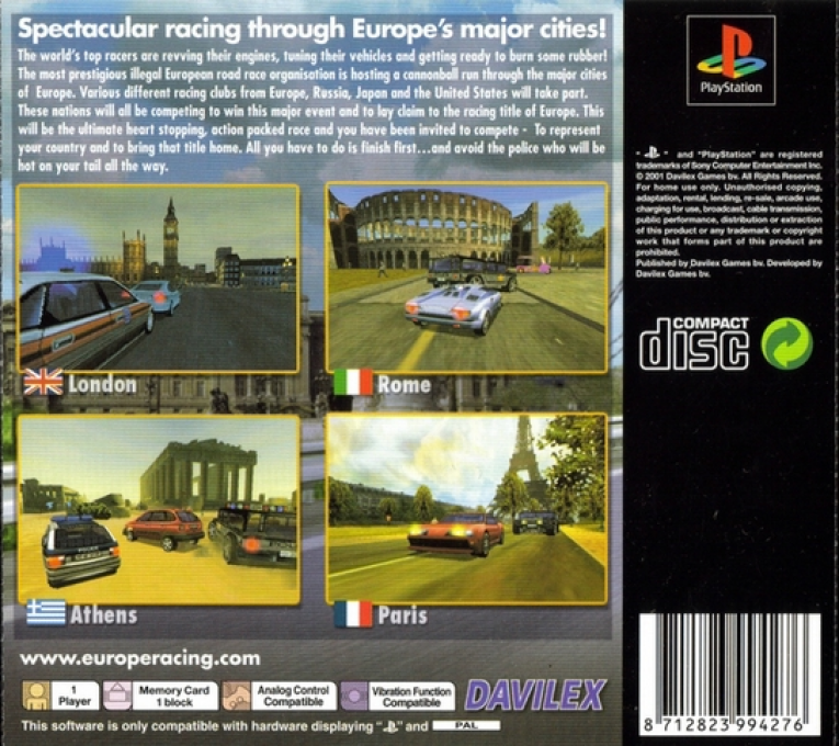 Europe Racing - Dos