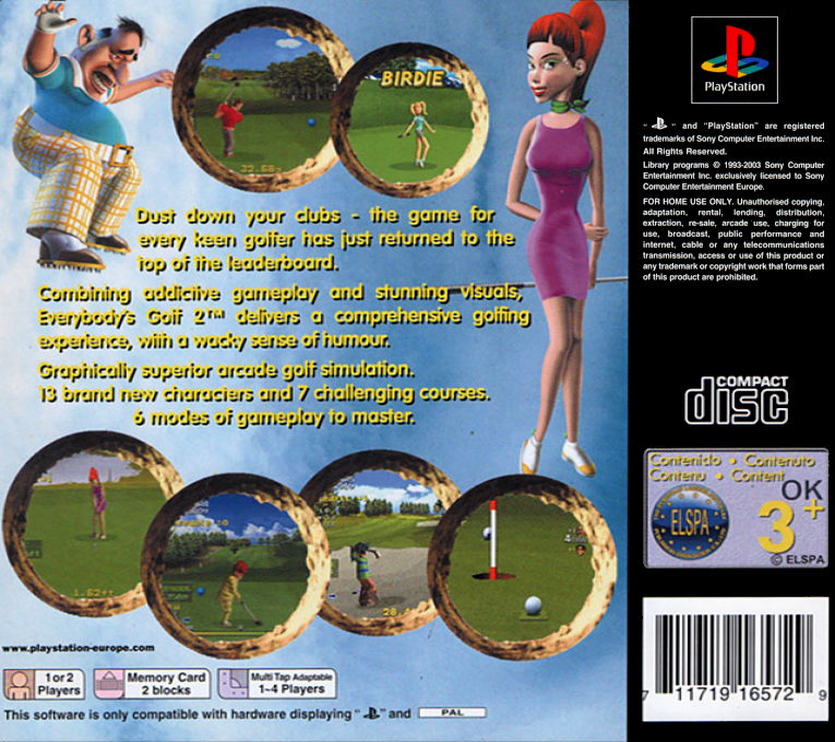 Everybody's Golf 2 dos