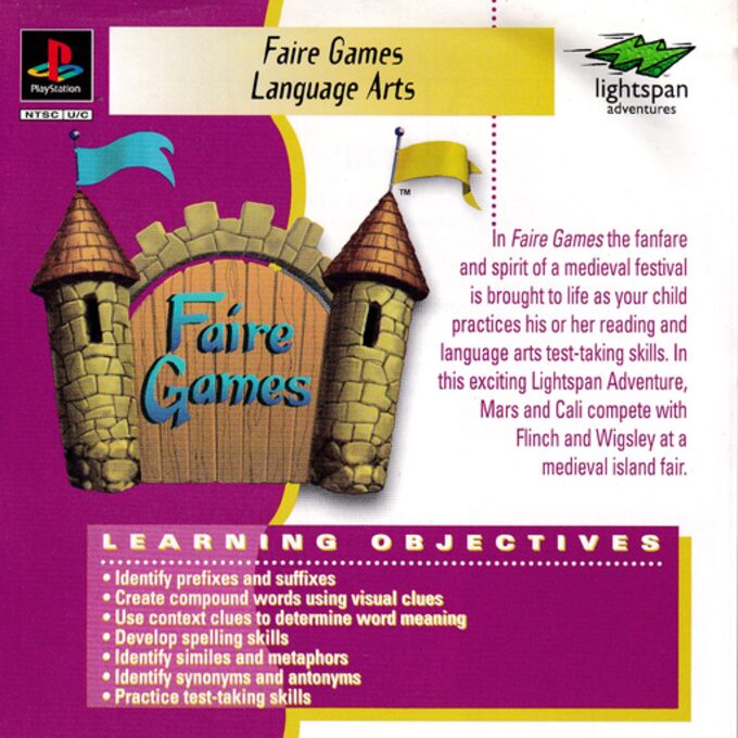 Faire Games - Language Arts