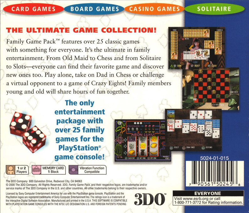 Family Game Pack - Dos