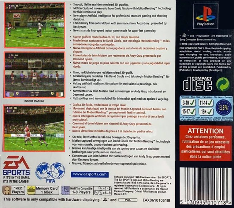 FIFA Soccer 97 dos