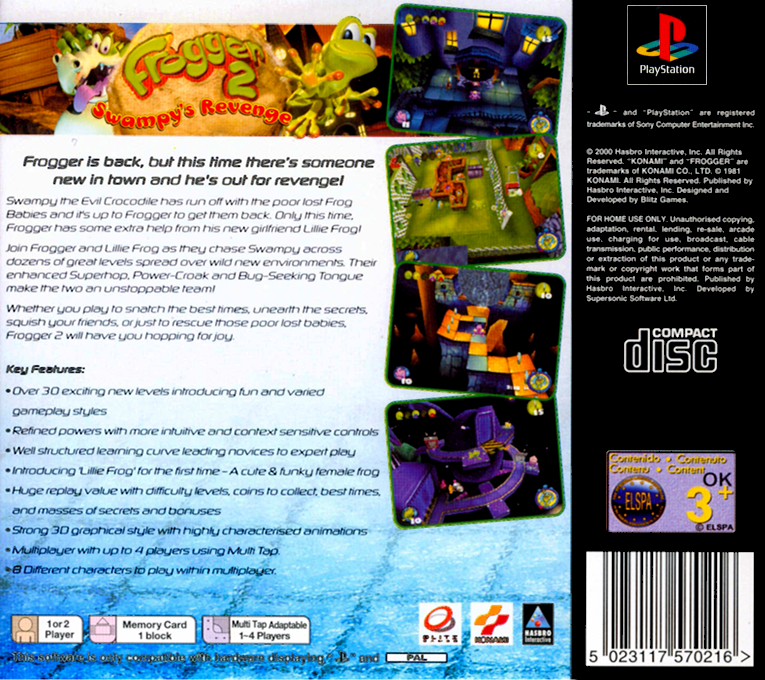 Frogger 2 : Swampy's Revenge - Dos