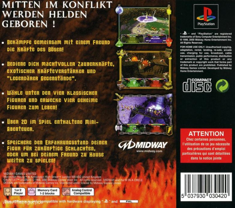 Gauntlet Legends - Dos