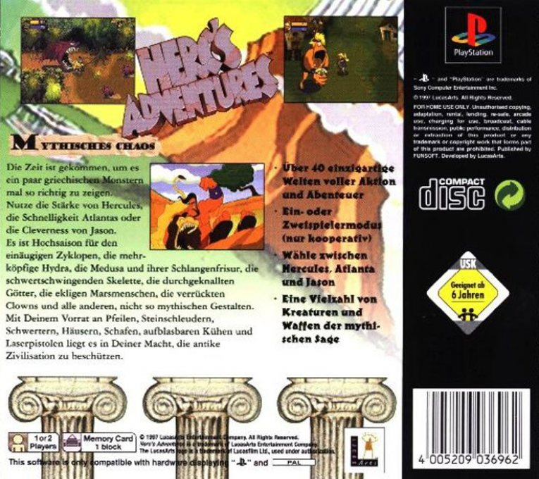 Herc's Adventures - Dos