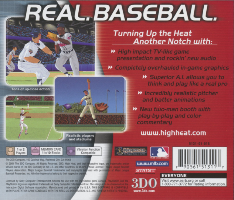 High Heat Major League Baseball 2002 - Dos