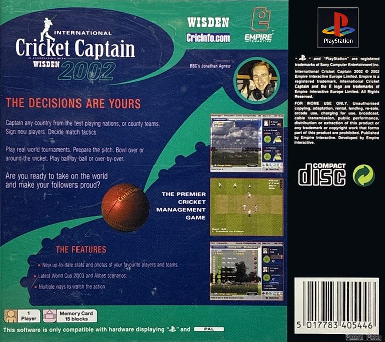 International Cricket Captain 2002 - Dos