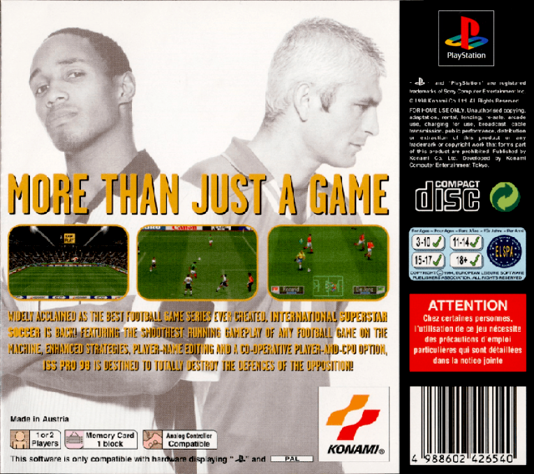 International Superstar Soccer Pro '98 dos