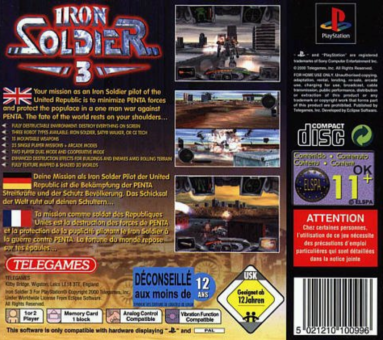 Iron Soldier 3 dos