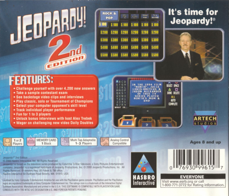 Jeopardy! 2nd Edition dos