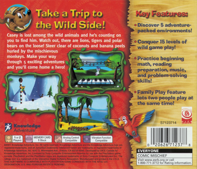 JumpStart Wildlife Safari : Field Trip - Dos