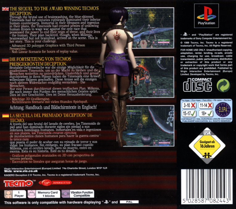 Kagero : Deception II - Dos