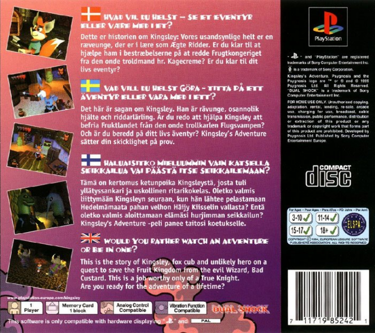 Kingsley's Adventure dos
