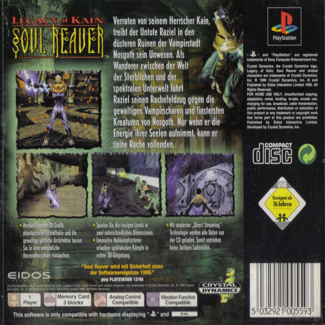 Legacy of Kain : Soul Reaver dos