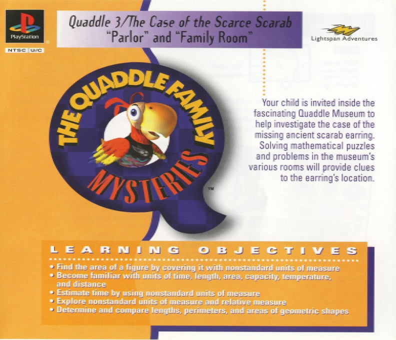 Lightspan : The Quaddle Family Mysteries 3 - The case of the Scarce Scarab - Parlor - Family Room