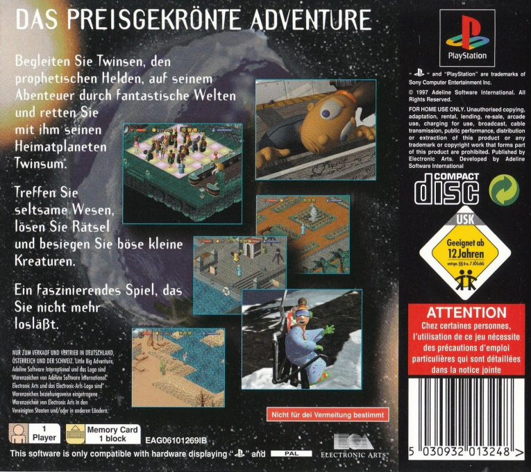 Little Big Adventure - Dos