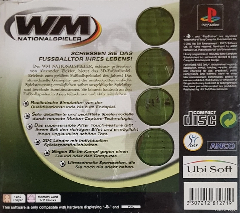 Marcel Desailly Pro Football dos