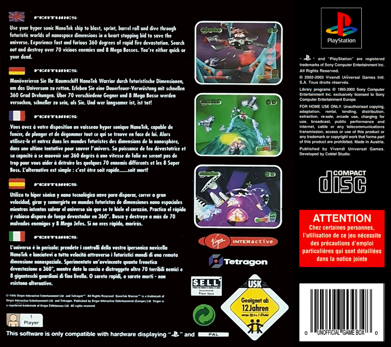 NanoTek Warrior - Dos