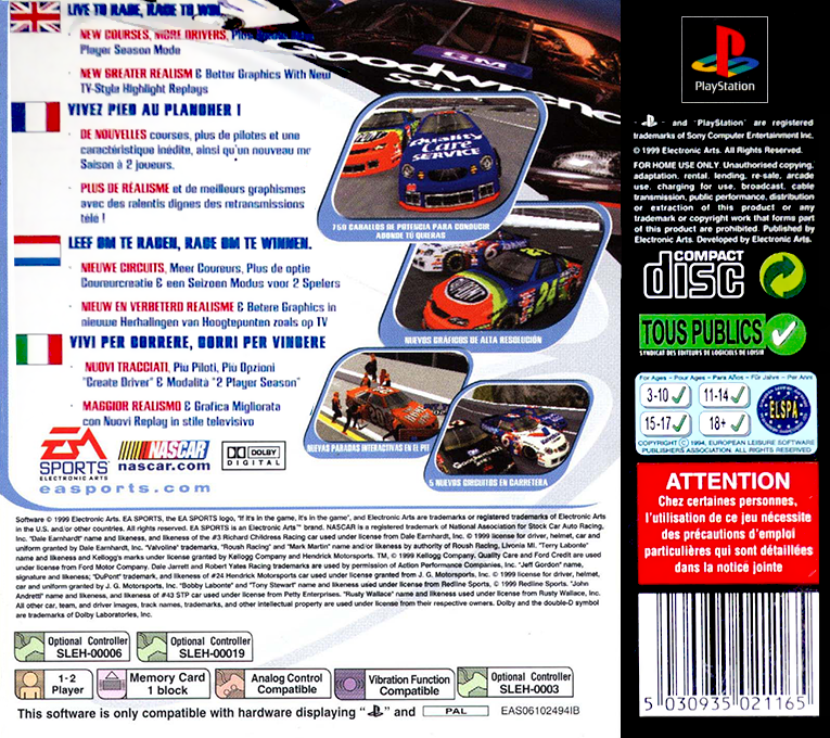 NASCAR 2000 - Dos