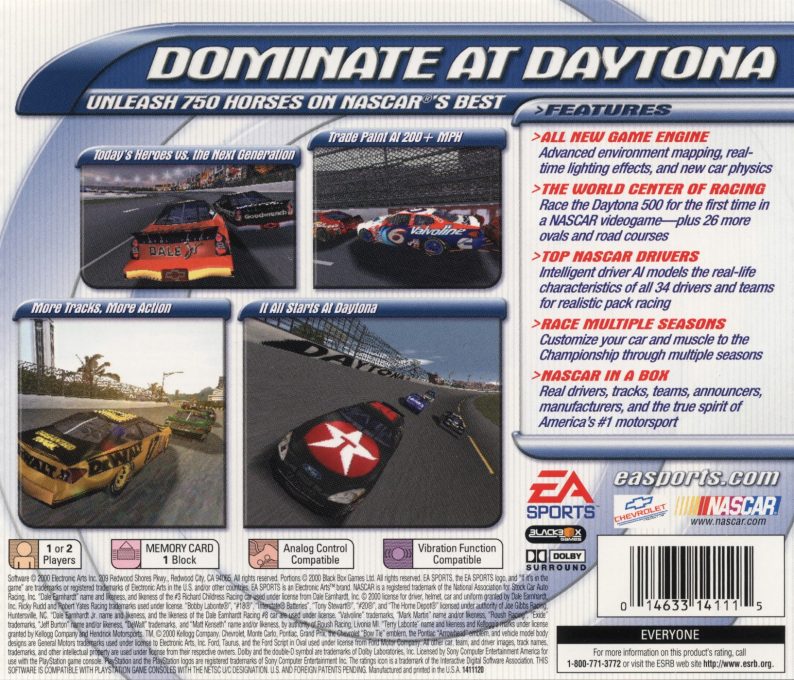 NASCAR 2001 dos