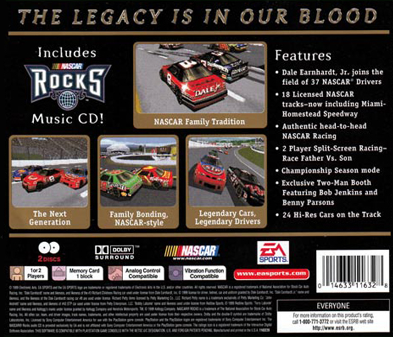 NASCAR 99 Legacy - Dos